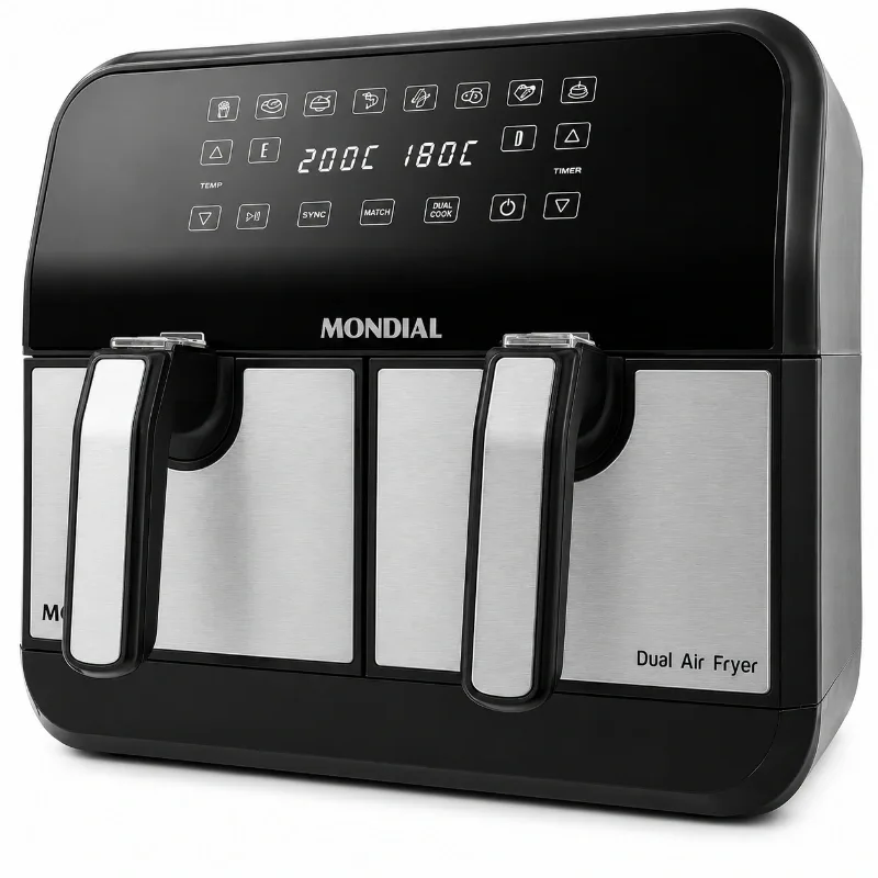 Air fryer Mondial Dual AFD-01 com dois cestos 8 litros